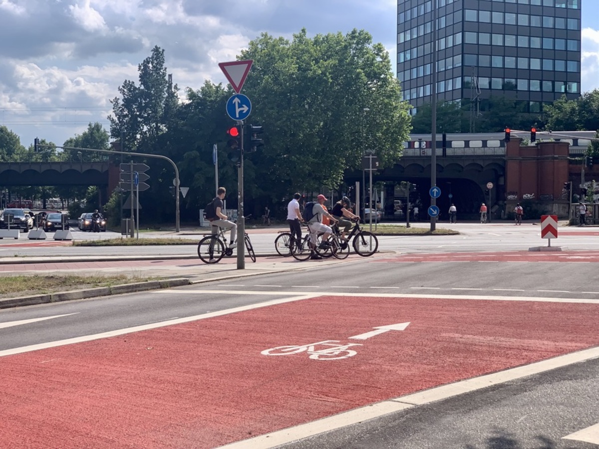 Fahrradstadt, Hamburg, Fahrrad, Verkehrswende, Uni Hamburg, Student, Bike Lanes