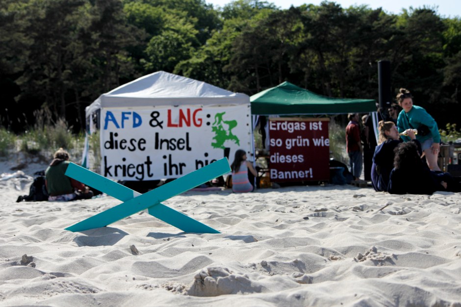 Demo, Rügen, LNG, Protest, Strand,