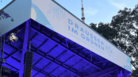 Draußen im Grünen, Bühne, Drangsal, Lesung, Planten un Blumen, Hamburg
